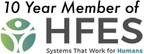 Human Factors and Ergonomics Society member